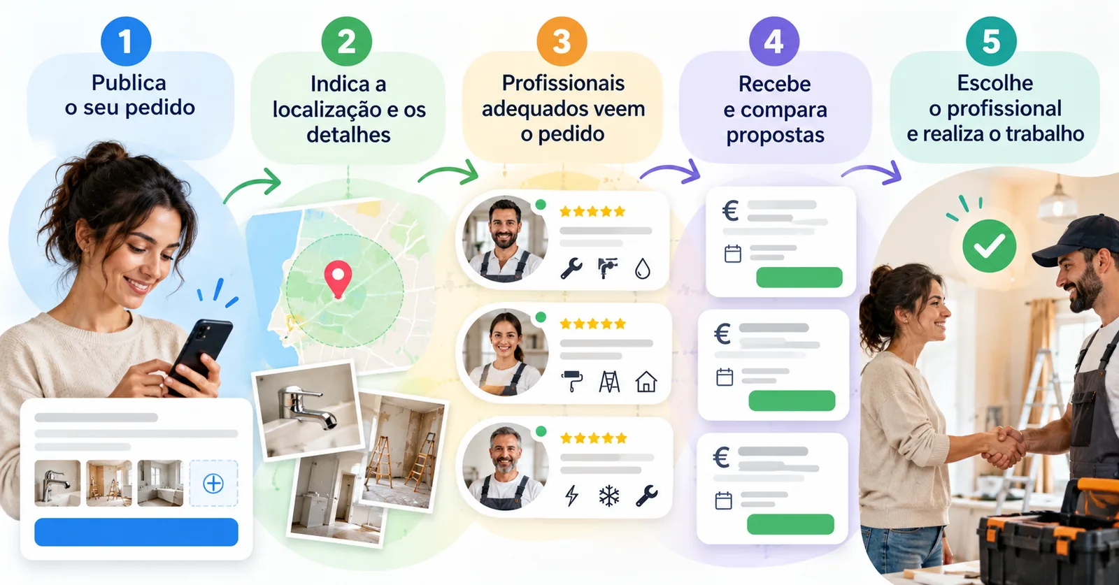 Como funciona a MastersHere? Guia para clientes e profissionais